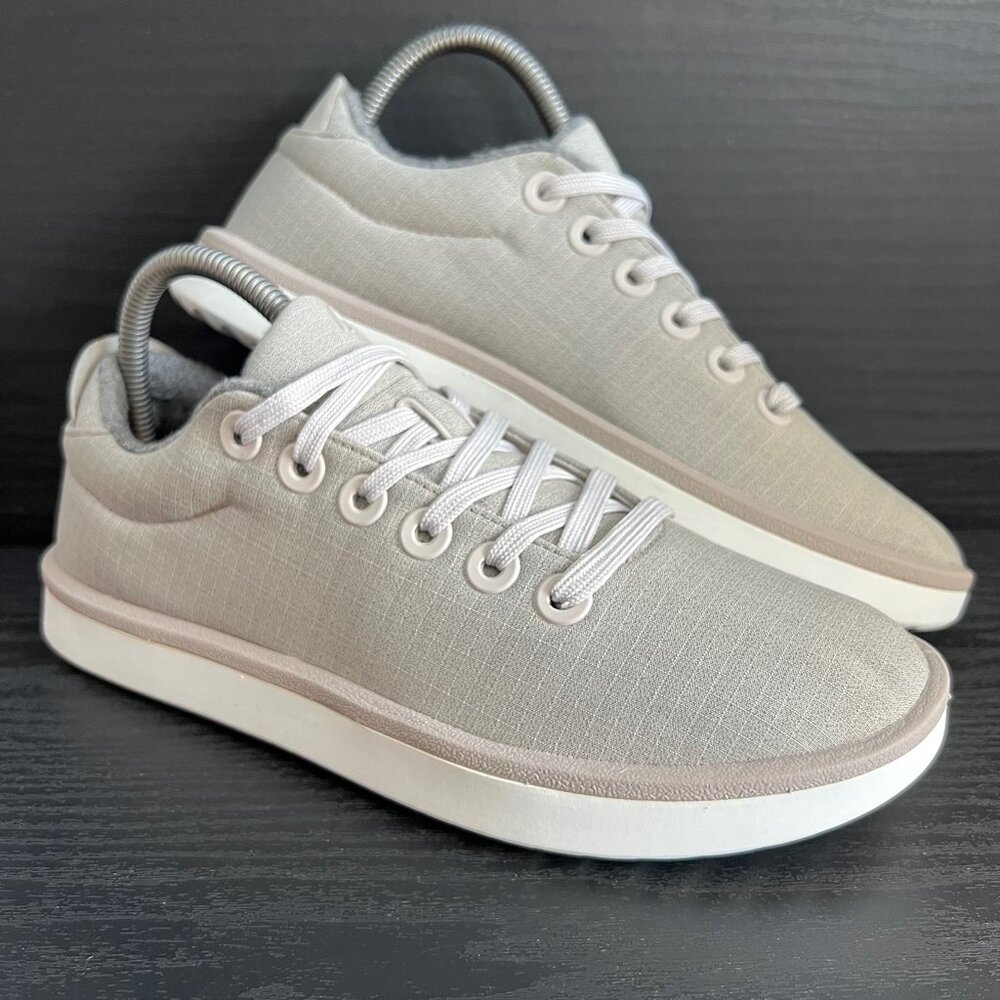 Allbirds Women’s Wool Pipers Woven Sneaker Sz 8 Pewter Grey Blizzard EUC